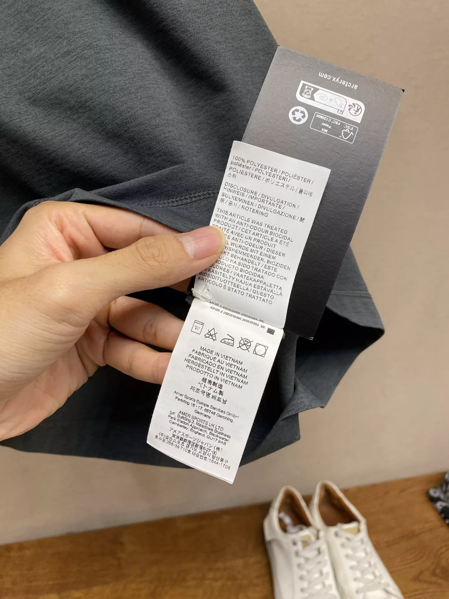 아크테릭스 기능성 입체 재단 반소매 티셔츠 상세 이미지 8