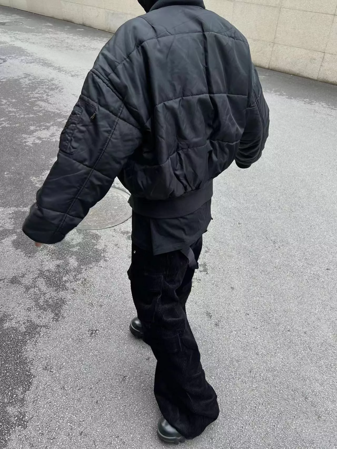 릭오웬스 코듀로이 멀티포켓 와이드 팬츠 상세 이미지 16