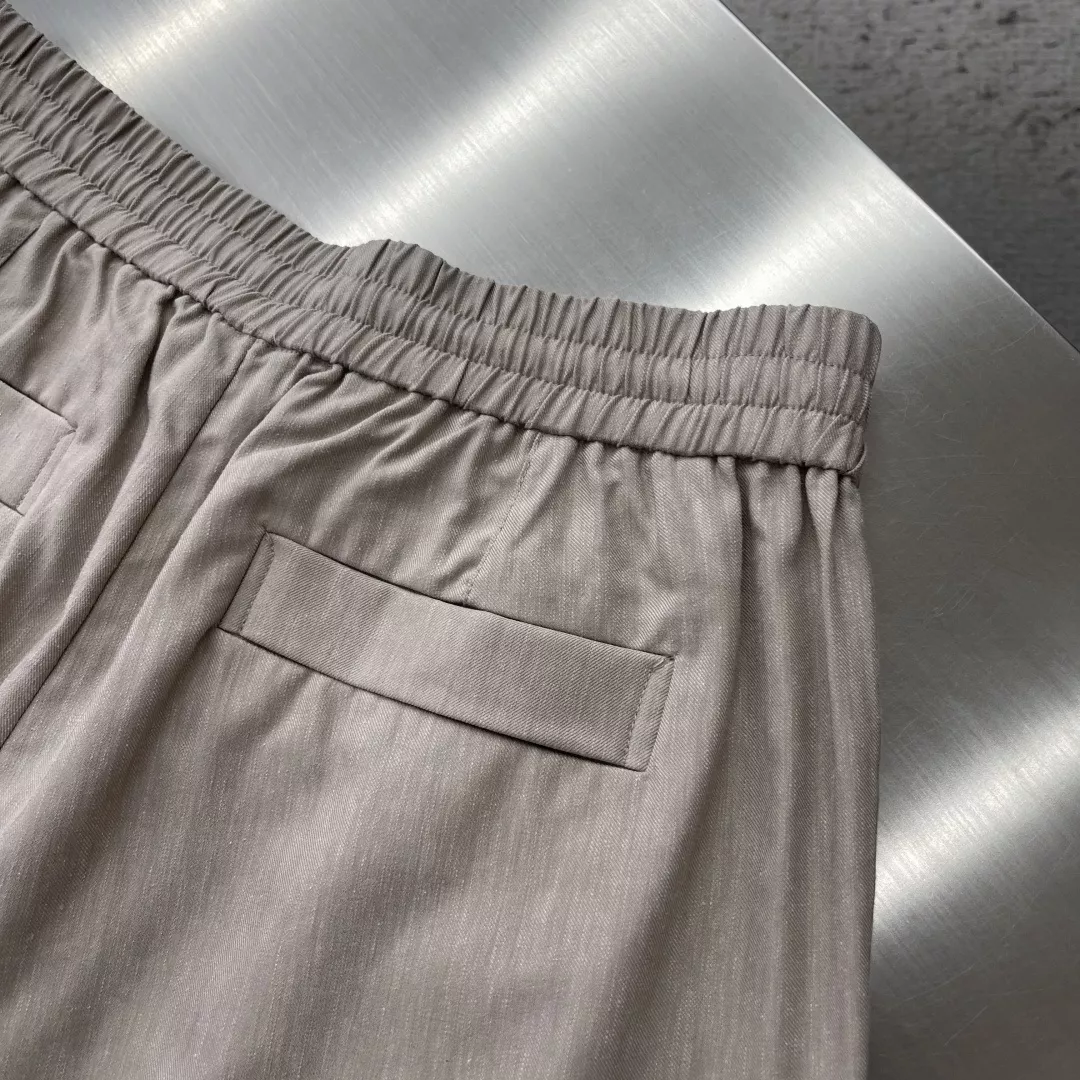 로로피아나 린넨 혼방 밴딩 스트레이트 캐쥬얼 팬츠 상세 이미지 7