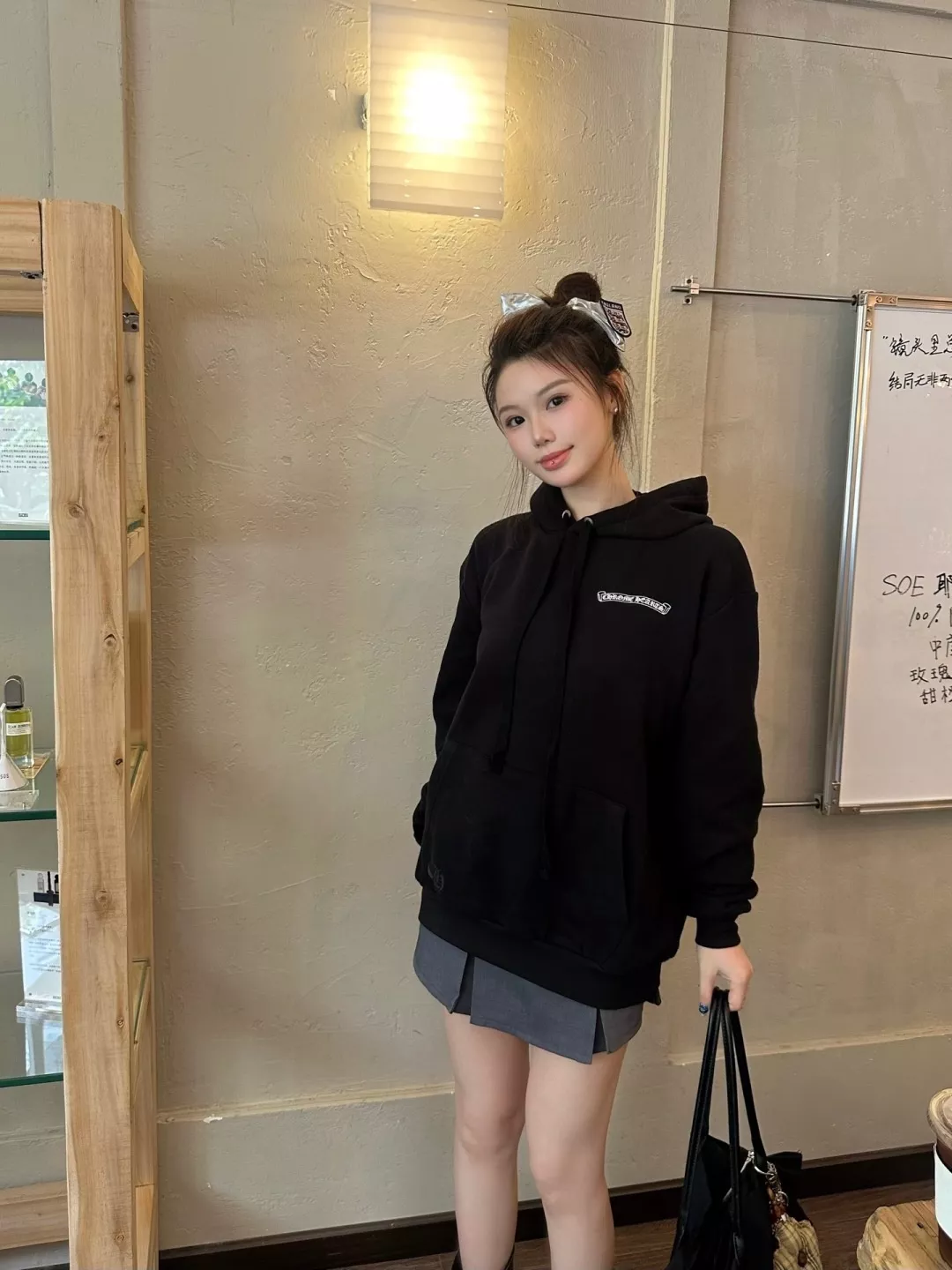 크롬하츠 앵커 크로스 프린트 루즈핏 후드 티셔츠 상세 이미지 23