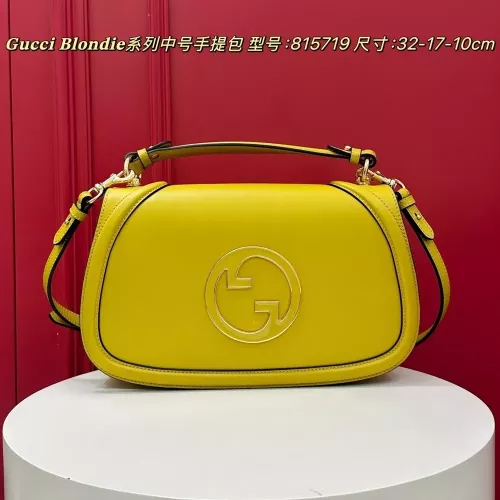 구찌 블론디 중형 탑핸들 탈부착 스트랩 숄더백