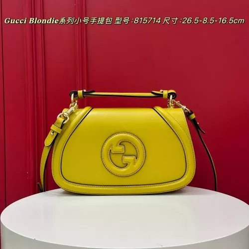 구찌 블론디 스몰 탑핸들 자석 잠금 숄더백