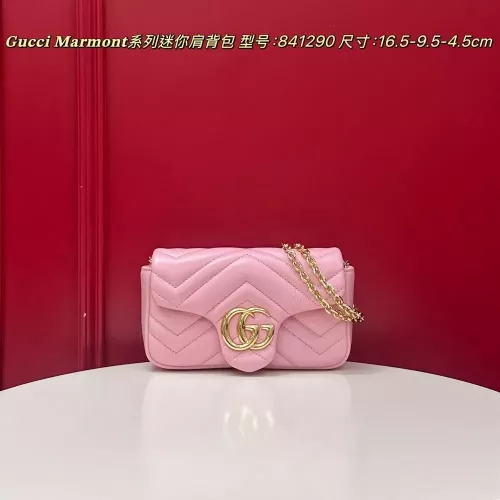 구찌 마몬트 시리즈 미니 체인 숄더백
