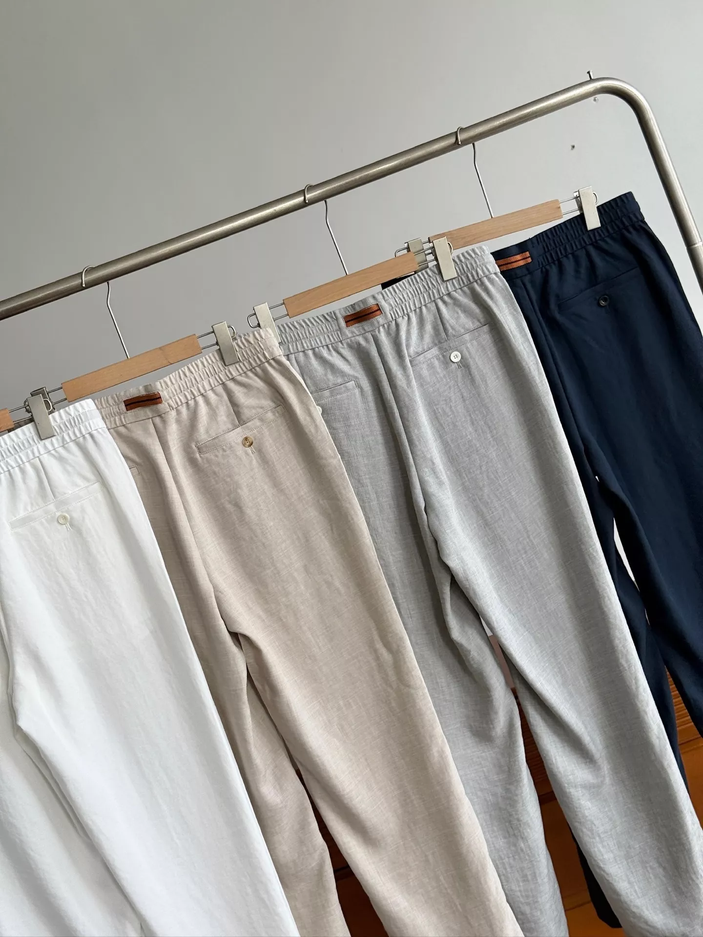 제냐 텐셀 린넨 클래식 핏 캐쥬얼 팬츠 상세 이미지 9