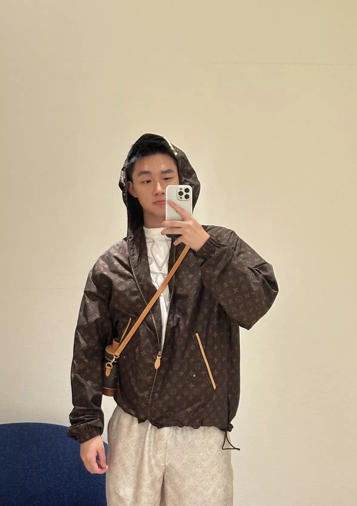 루이비통 모노그램 후드 집업 재킷 상세 이미지 49
