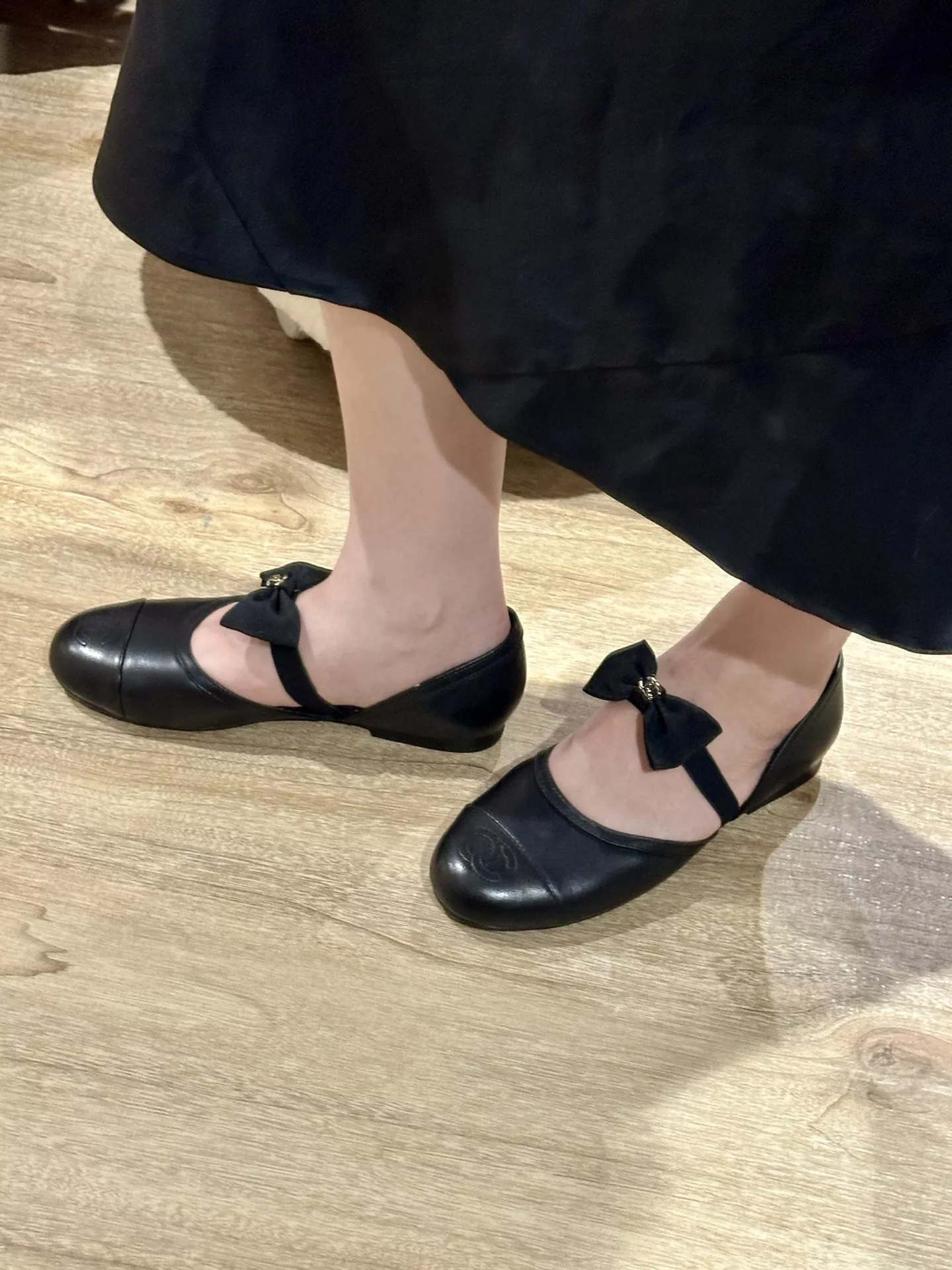 샤넬 리본 장식 메리제인 스트랩 로우탑 상세 이미지 20