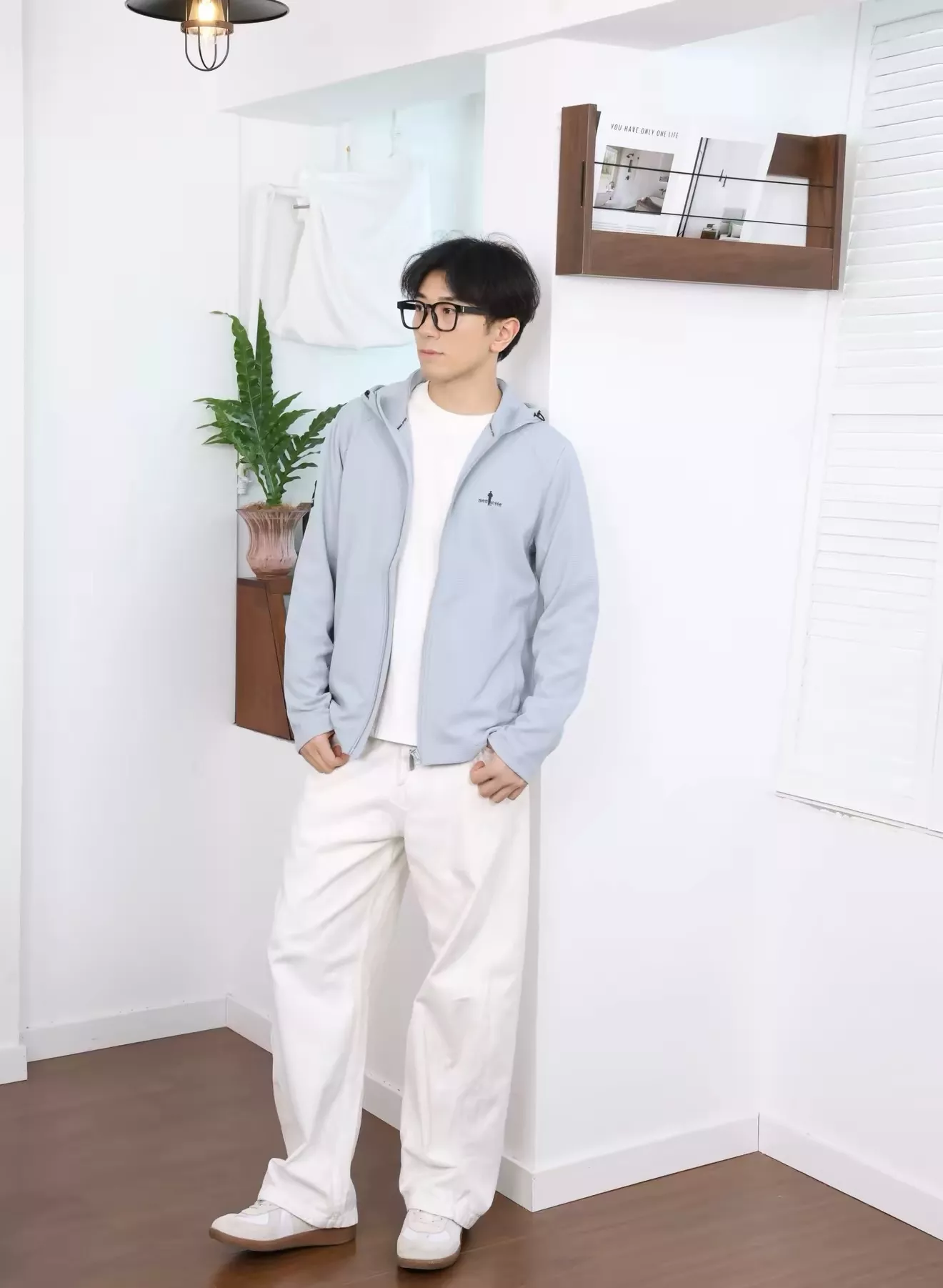 비음러펀 와플 기능성 니트 후드 재킷 상세 이미지 39