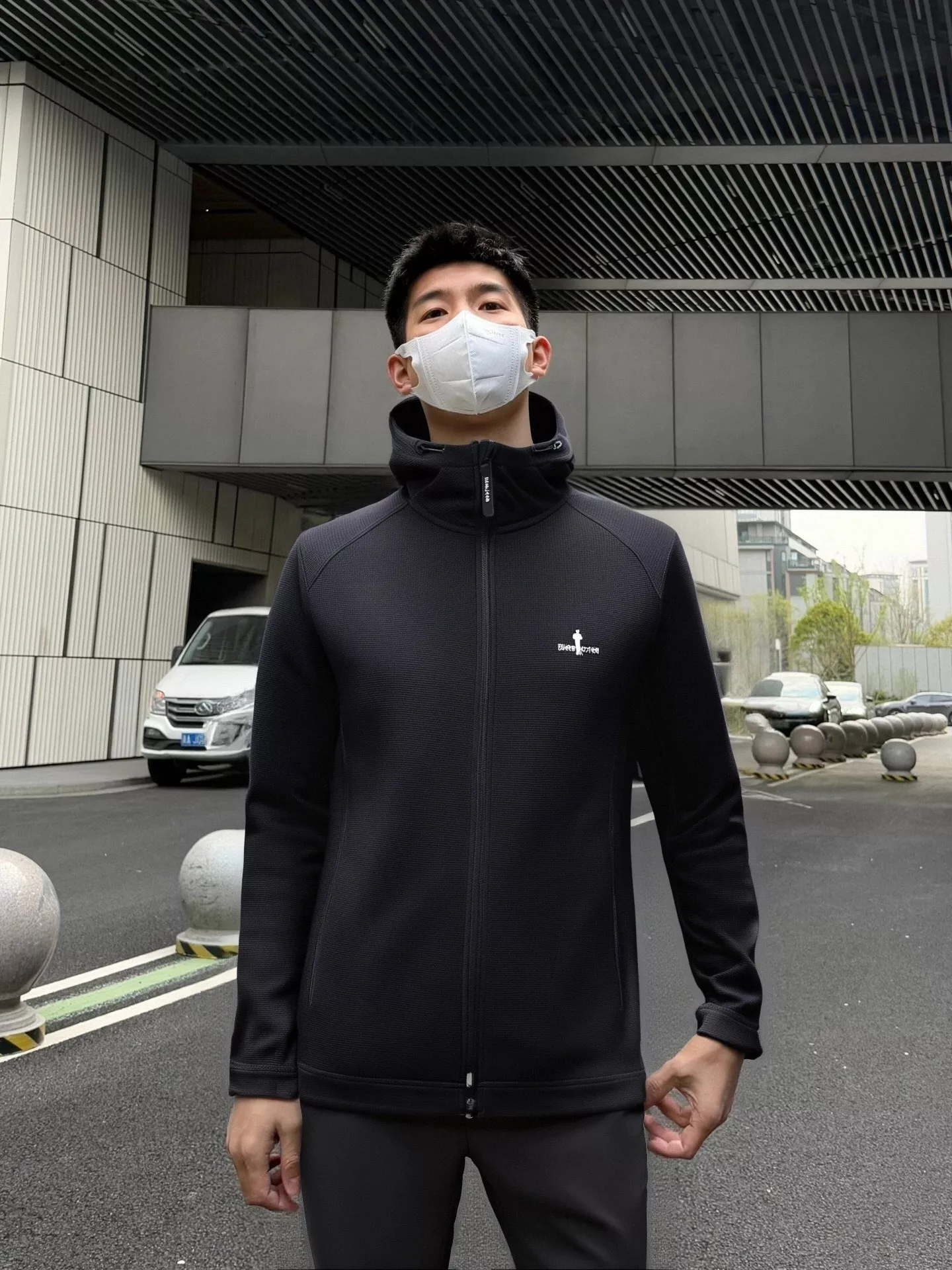 비음러펀 와플 기능성 니트 후드 재킷 상세 이미지 37