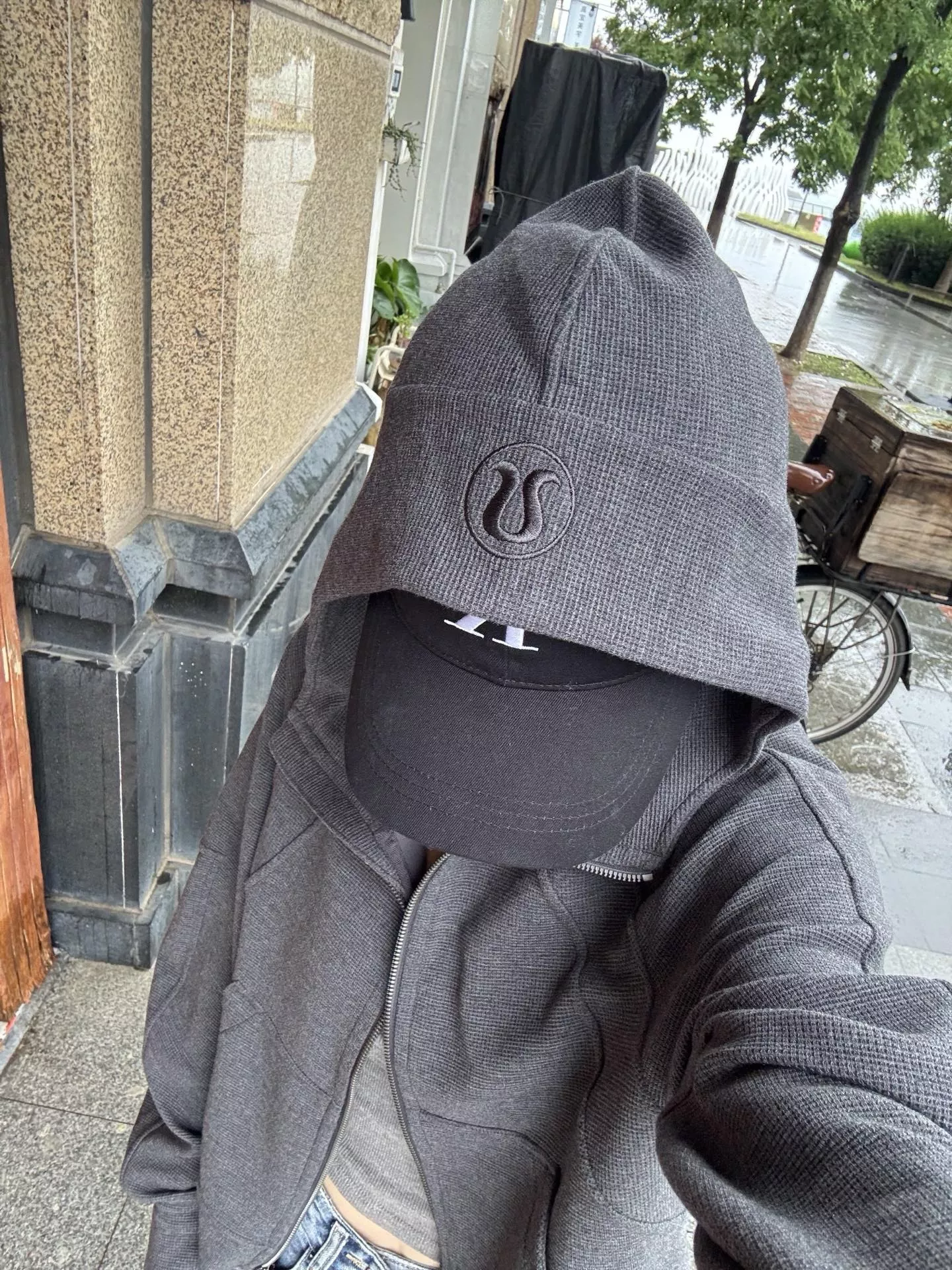 룰루레몬 와플 텍스처 풀집업 크롭 후드 재킷 상세 이미지 101
