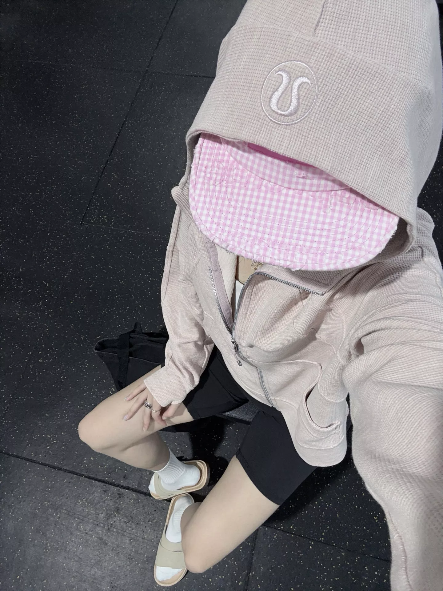룰루레몬 와플 텍스처 풀집업 크롭 후드 재킷 상세 이미지 81