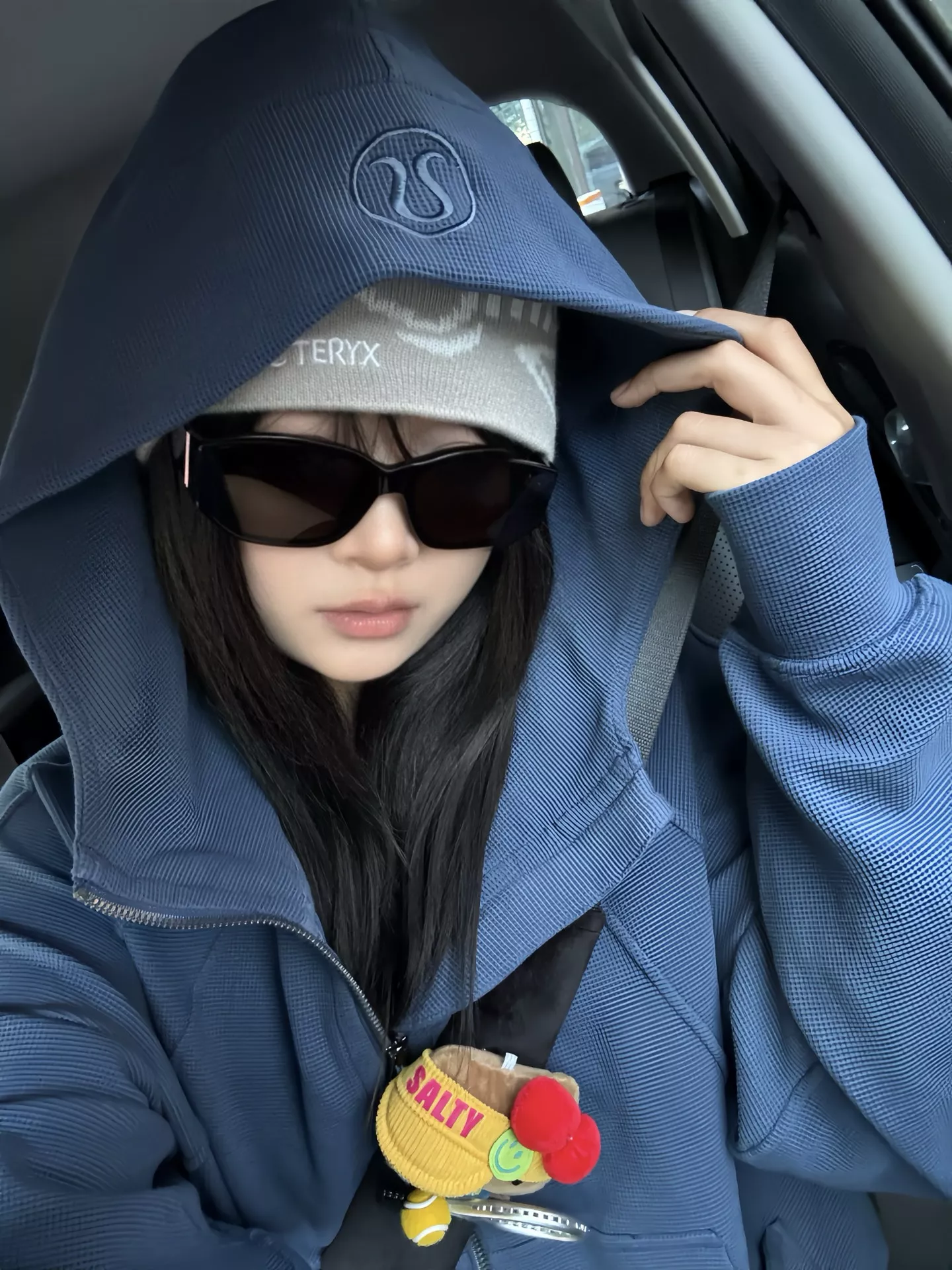 룰루레몬 와플 텍스처 풀집업 크롭 후드 재킷 상세 이미지 95