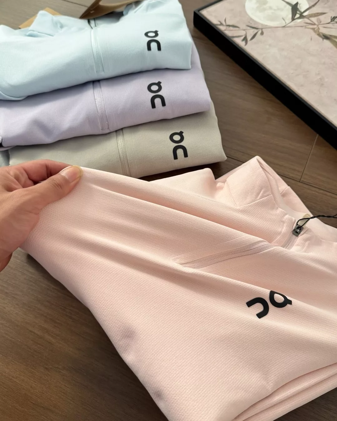 온러닝 반집업 슬림핏 긴소매 티셔츠 상세 이미지 8