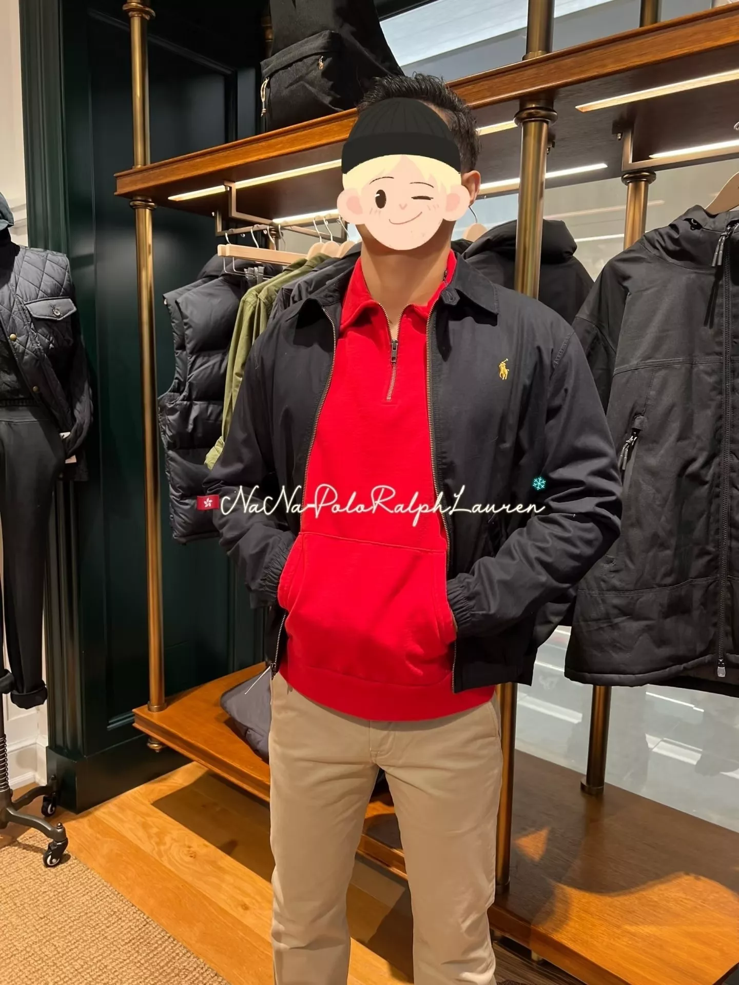 랄프로렌 더블 자수 해링턴 스탠드칼라 재킷 상세 이미지 21