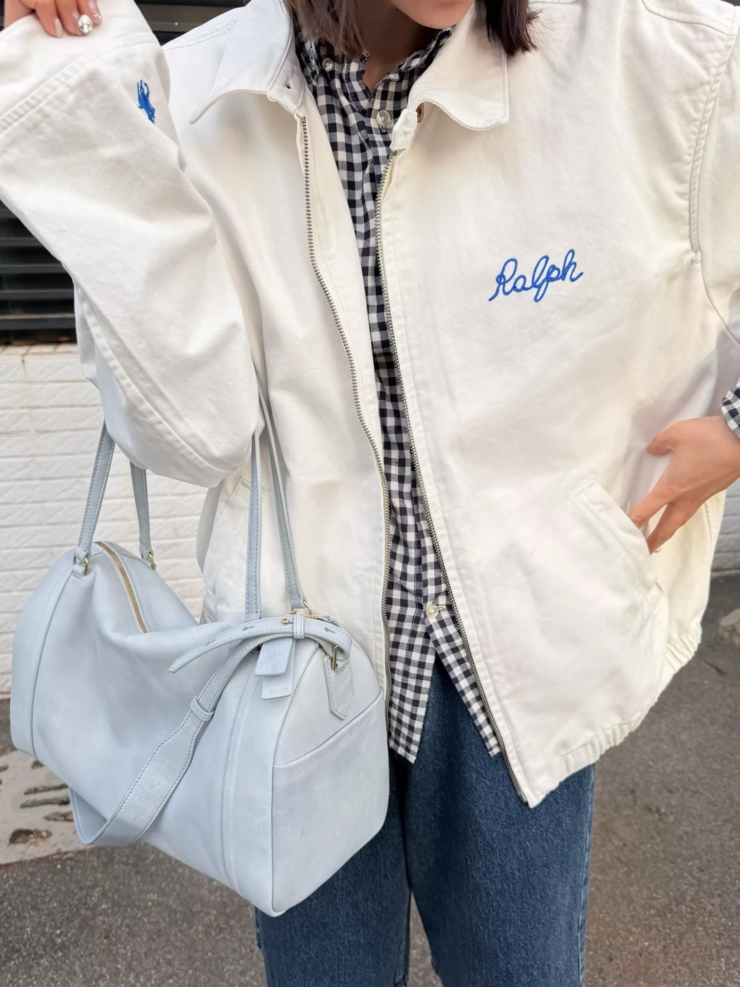 랄프로렌 빈티지 카우 자수 해링턴 재킷 상세 이미지 29
