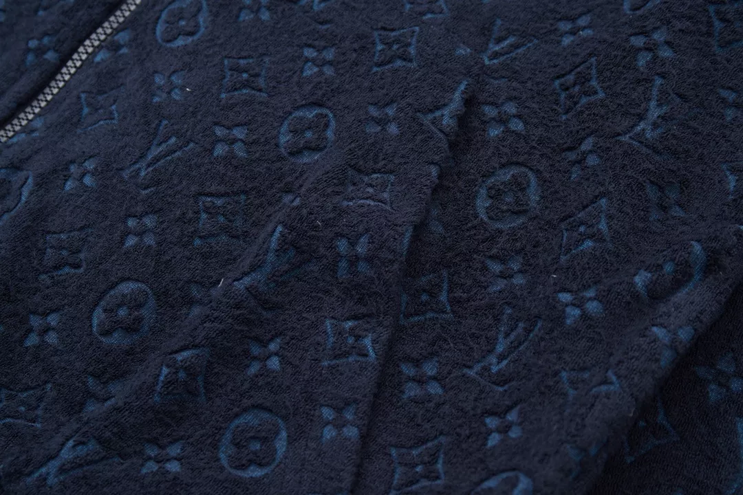 루이비통 모노그램 자카드 지퍼 후드 재킷 상세 이미지 7