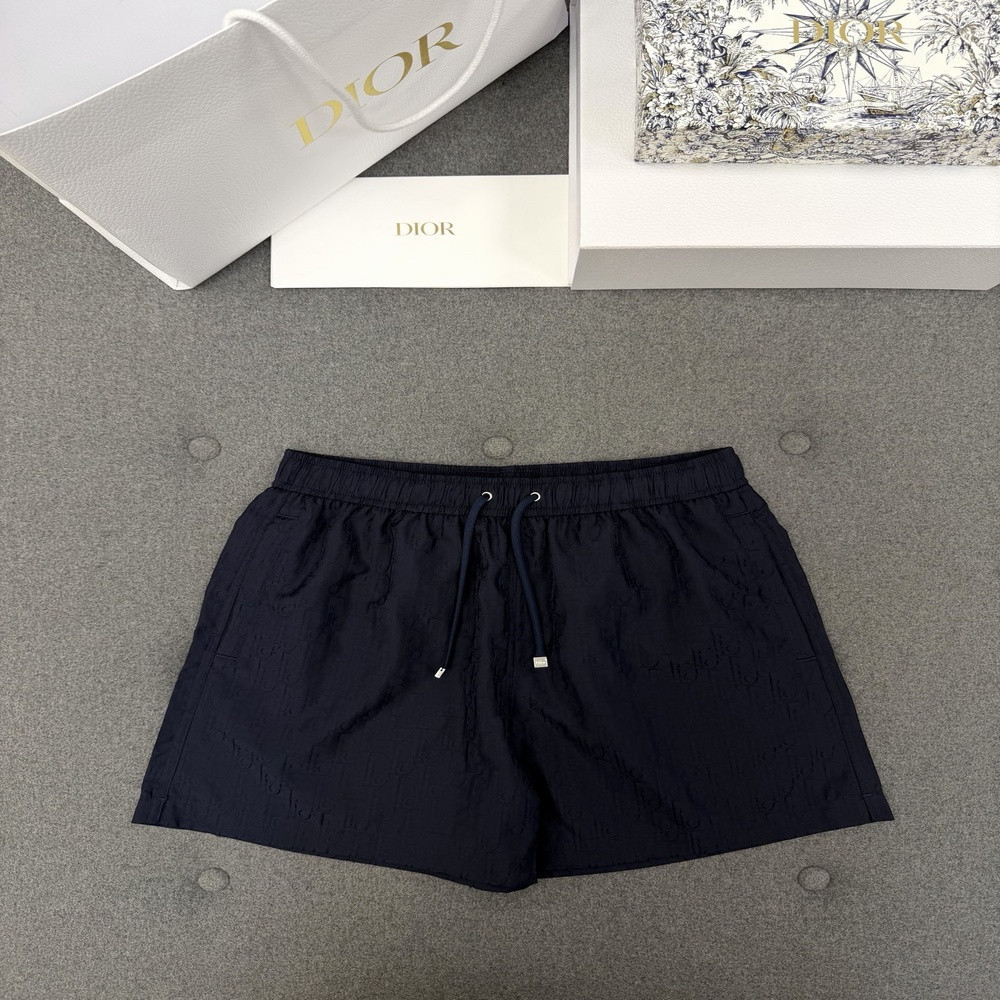 디올 자카드 패턴 비치 쇼츠