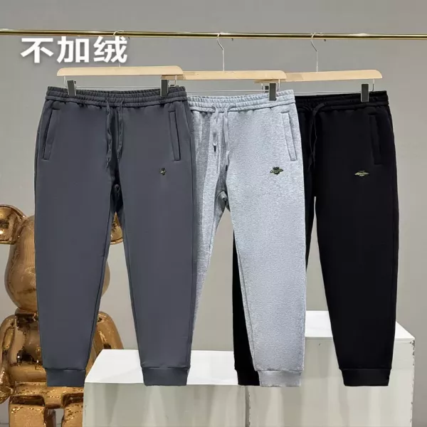 구찌 벌 자수 밴딩 조거 트레이닝 팬츠