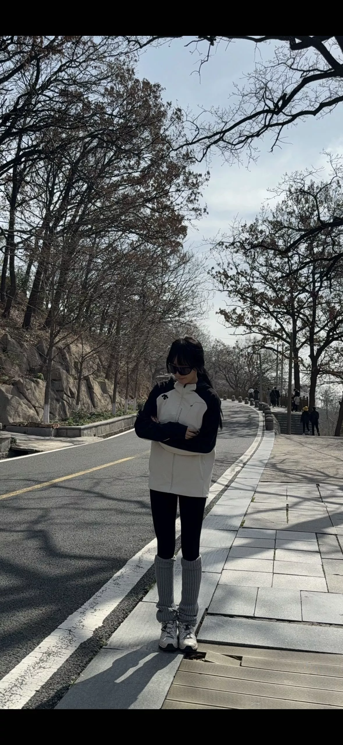 데상트 후드 니트 집업 재킷 상세 이미지 20