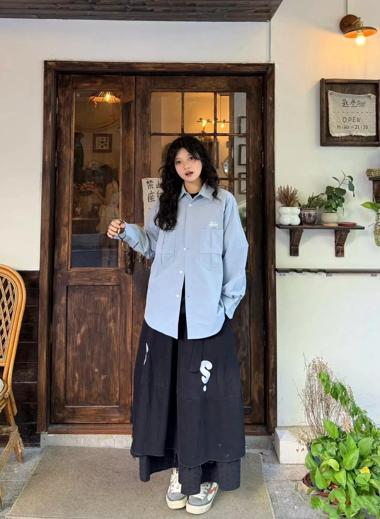 스투시 레트로 빅포켓 자수 긴소매 셔츠 상세 이미지 23