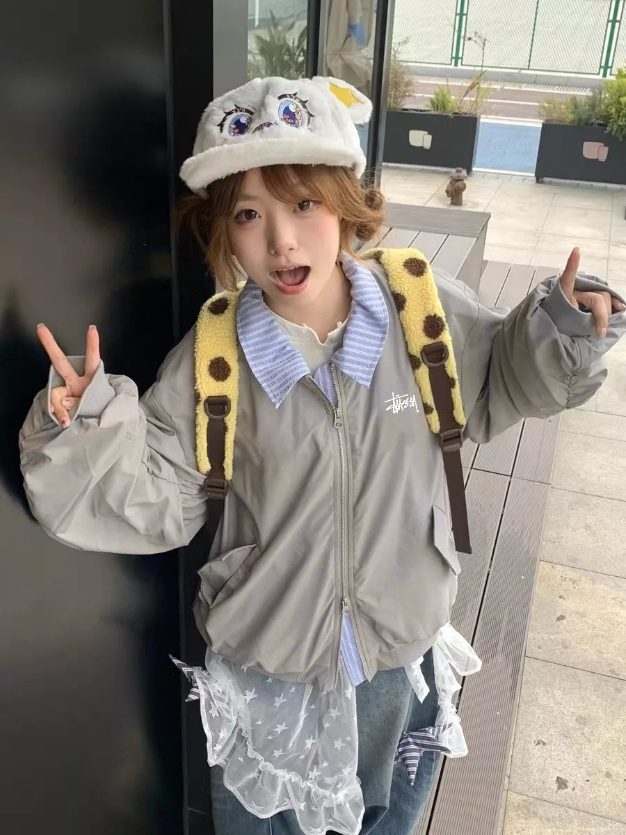 스투시 레이어드 카라 자수 집업 재킷 상세 이미지 25