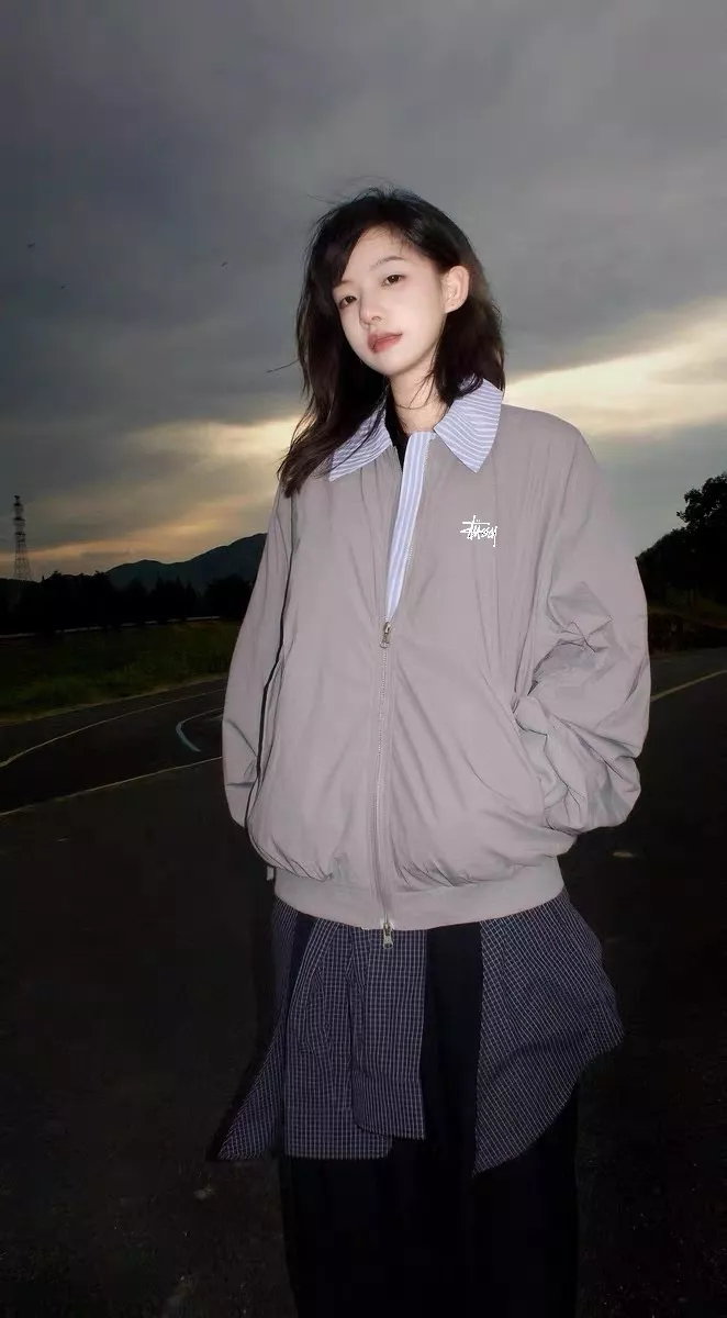 스투시 레이어드 카라 자수 집업 재킷 상세 이미지 23