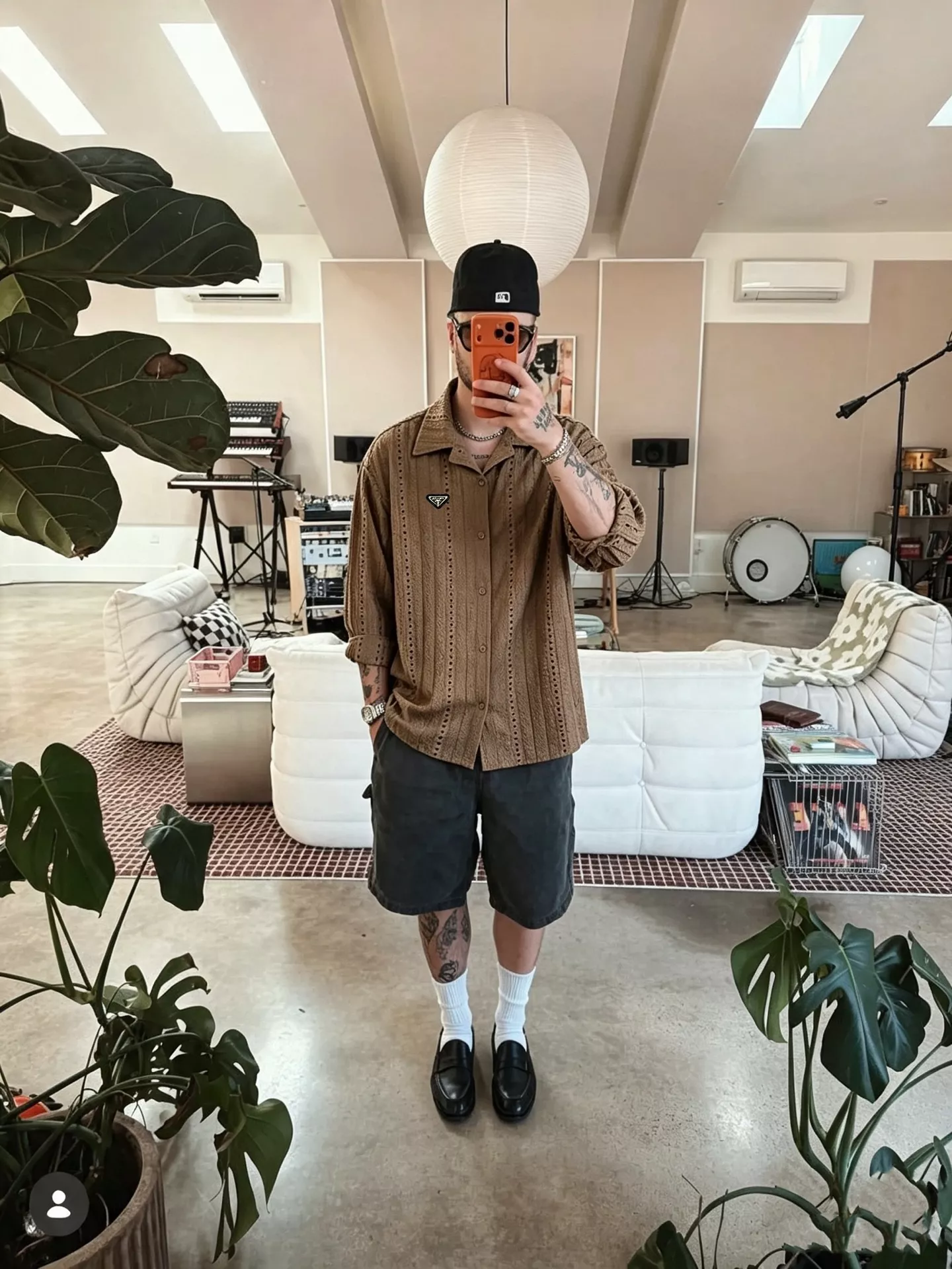 프라다 펀칭 자카드 쿠바카라 긴소매 니트 상세 이미지 23