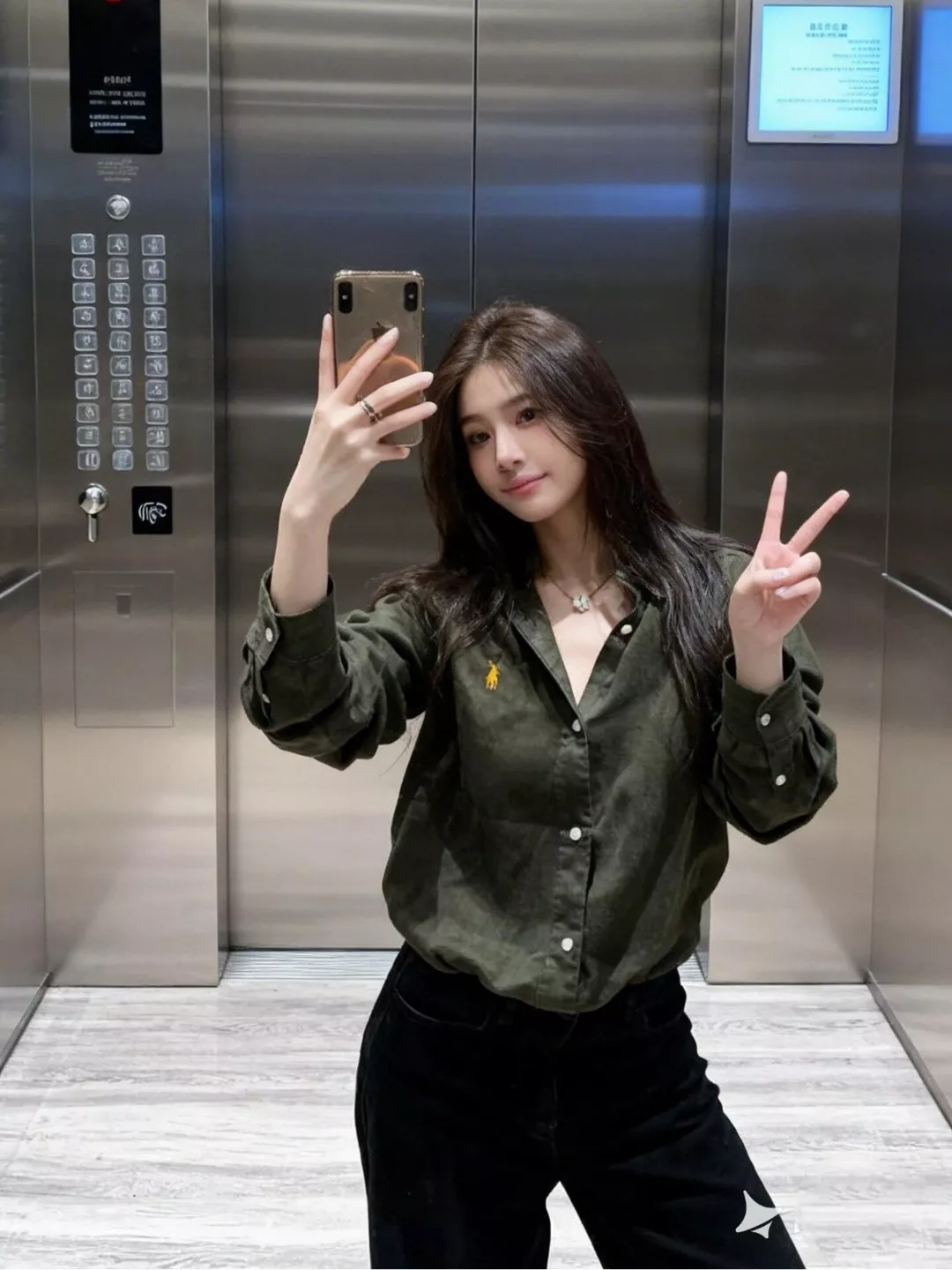 랄프로렌 클래식 포니 자수 린넨 긴소매 셔츠 상세 이미지 111