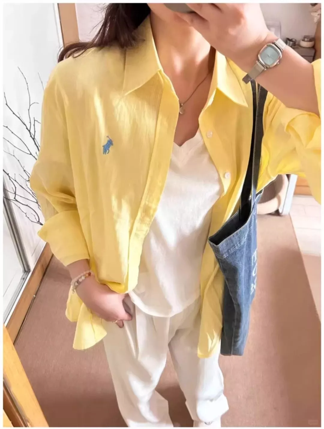 랄프로렌 클래식 포니 자수 린넨 긴소매 셔츠 상세 이미지 92