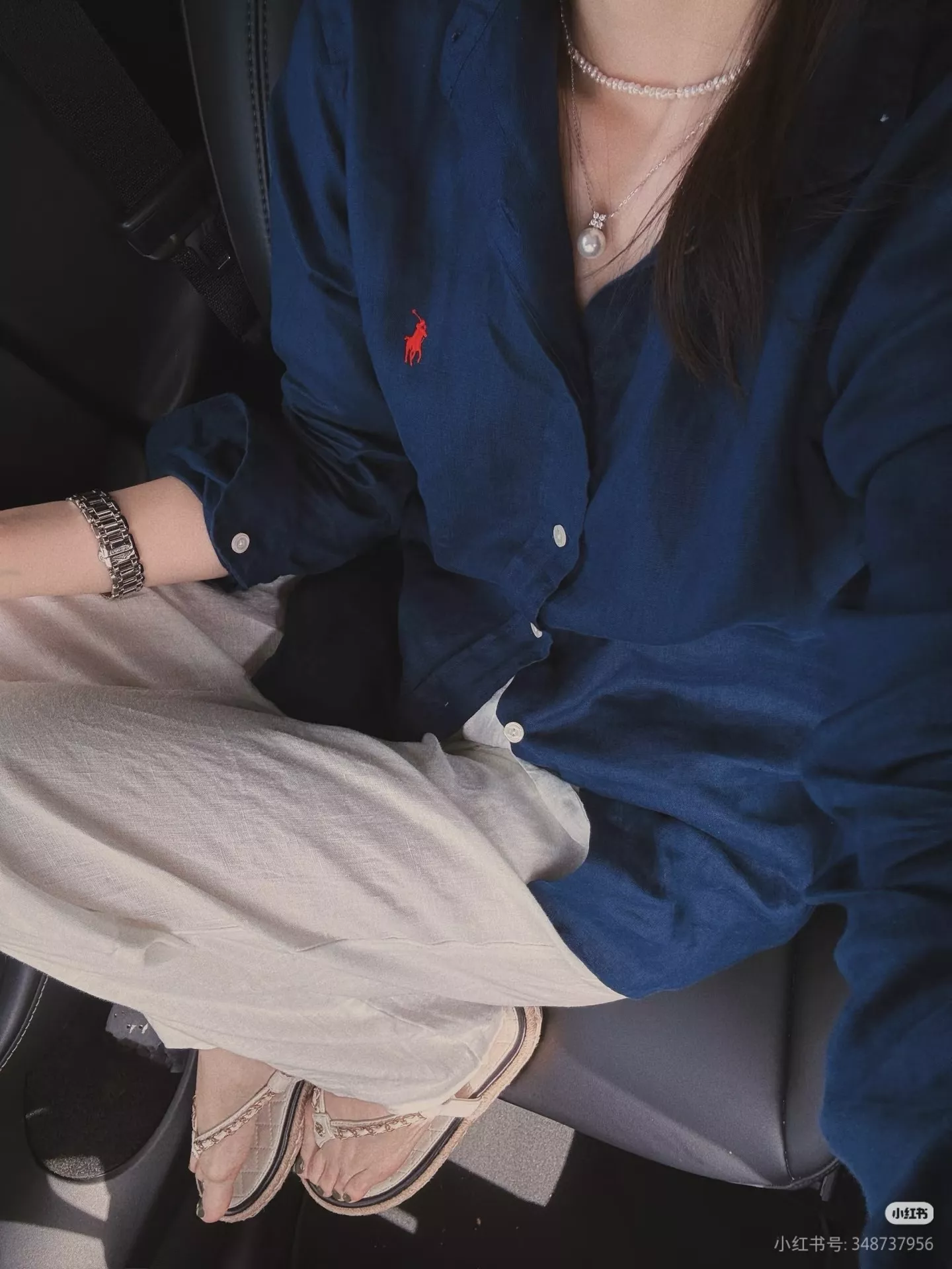 랄프로렌 클래식 포니 자수 린넨 긴소매 셔츠 상세 이미지 46