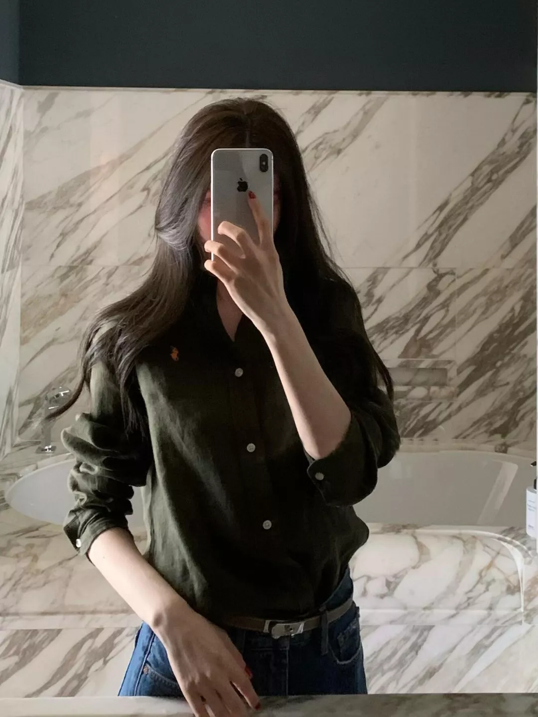 랄프로렌 클래식 포니 자수 린넨 긴소매 셔츠 상세 이미지 123
