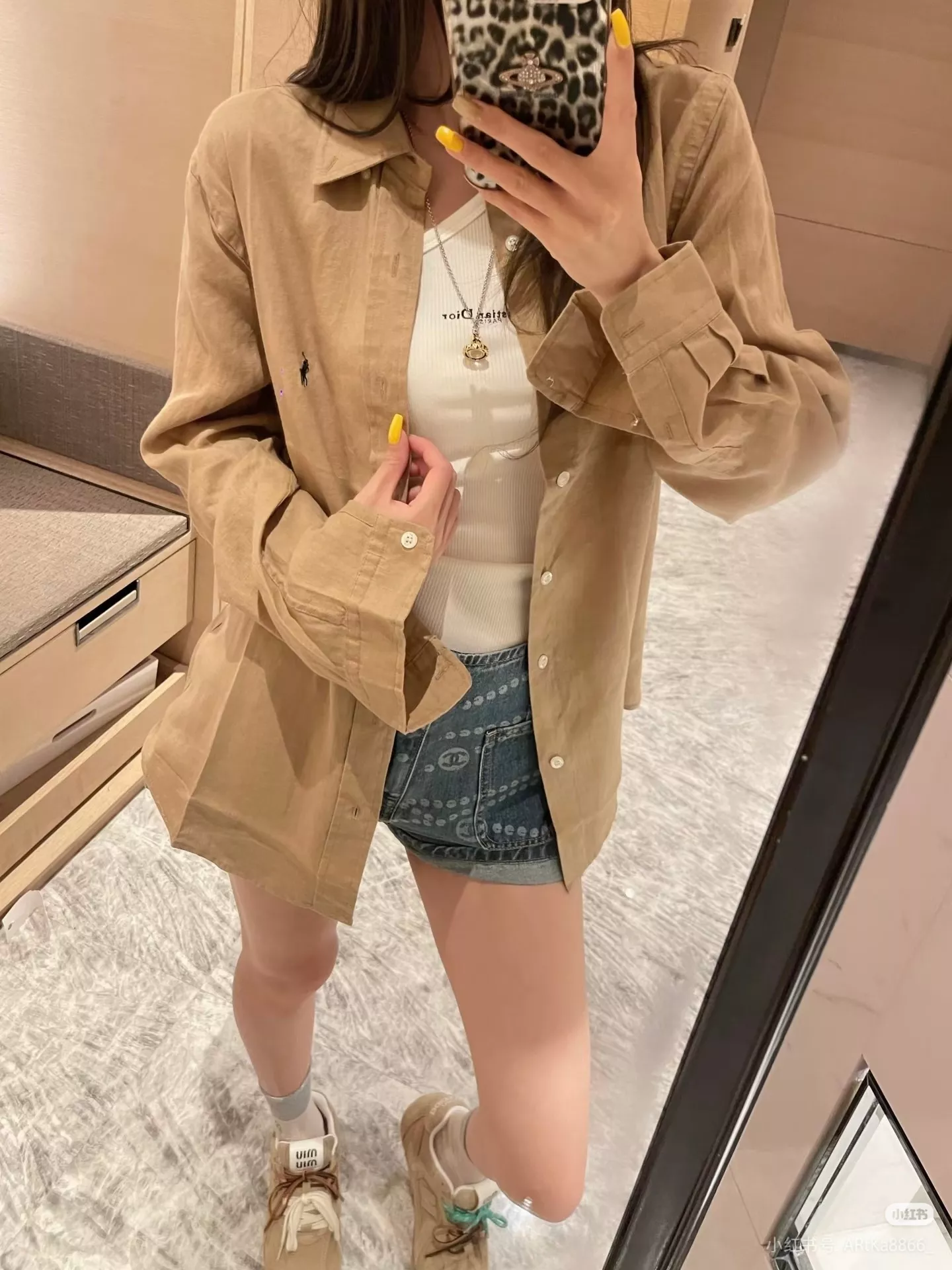 랄프로렌 클래식 포니 자수 린넨 긴소매 셔츠 상세 이미지 36