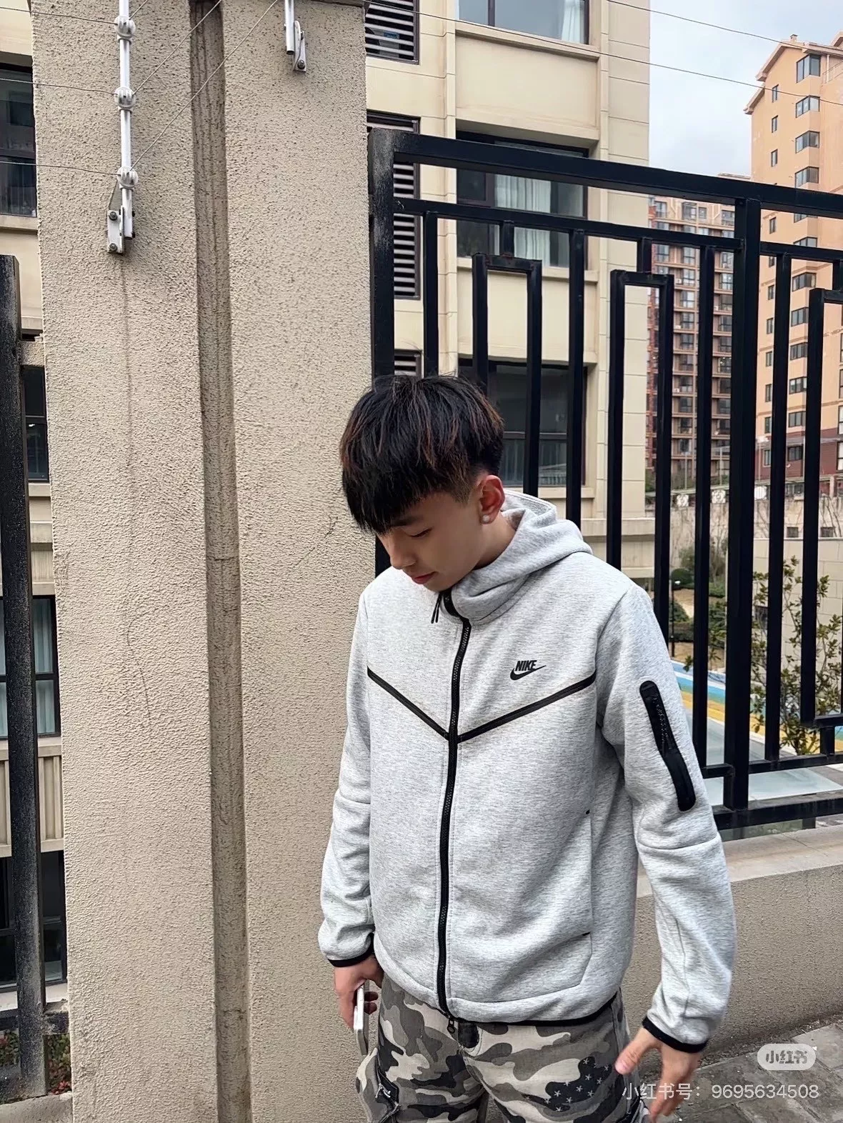 나이키 테크 니트 후드 집업 재킷 상세 이미지 25