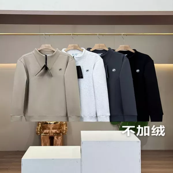 마무트 하프 지퍼 하이넥 집업 티셔츠