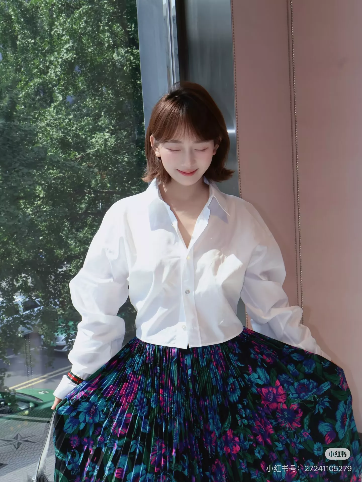 구찌 플라워 프린트 하이웨이스트 와이드 팬츠 상세 이미지 24