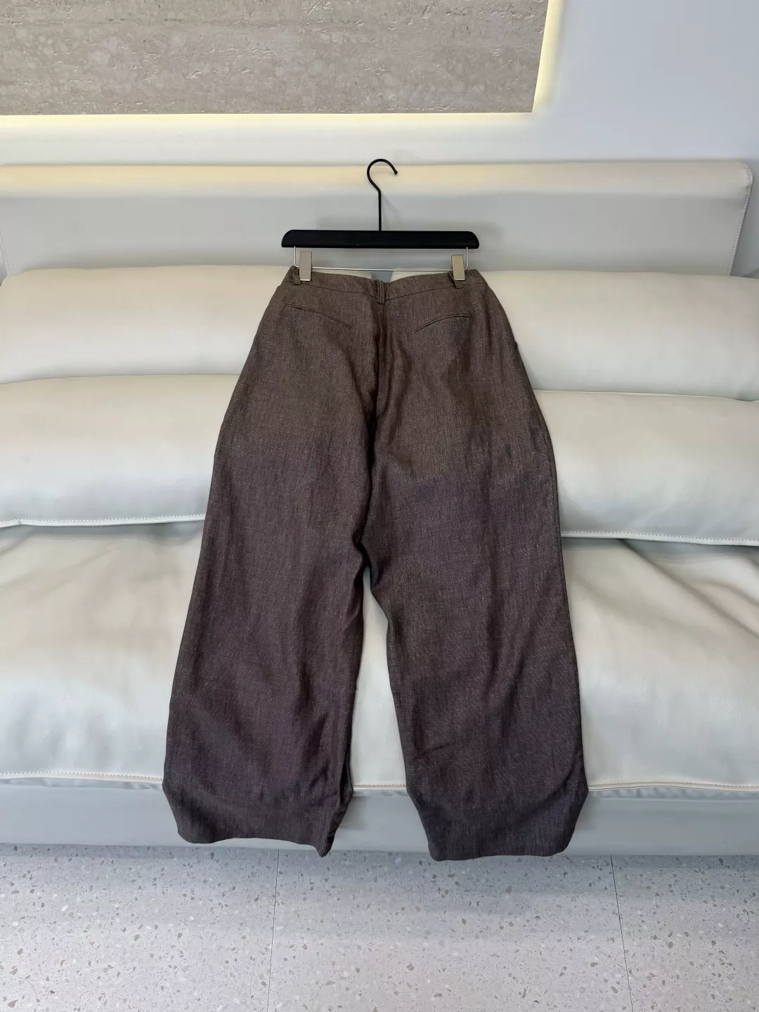 브루넬로쿠치넬리 리넨 혼방 와이드 롱 팬츠 상세 이미지 4