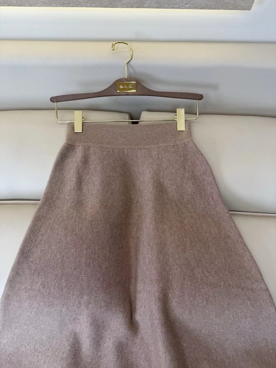 로로피아나 캐시미어 혼방 니트 롱 스커트 상세 이미지 5