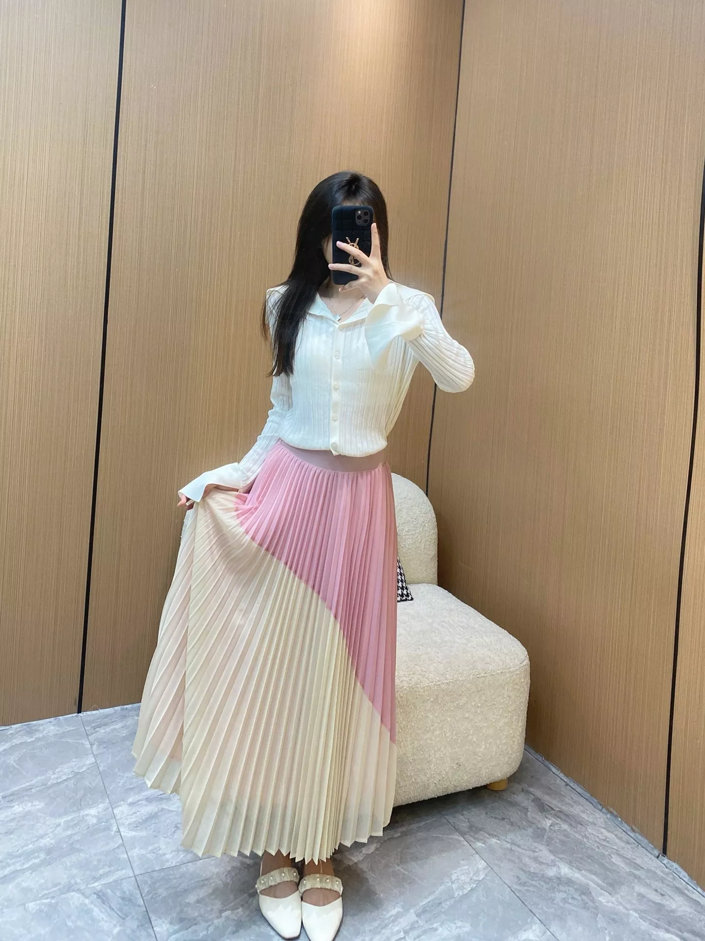 이세이미야케 플리츠 A라인 롱 스커트 상세 이미지 31