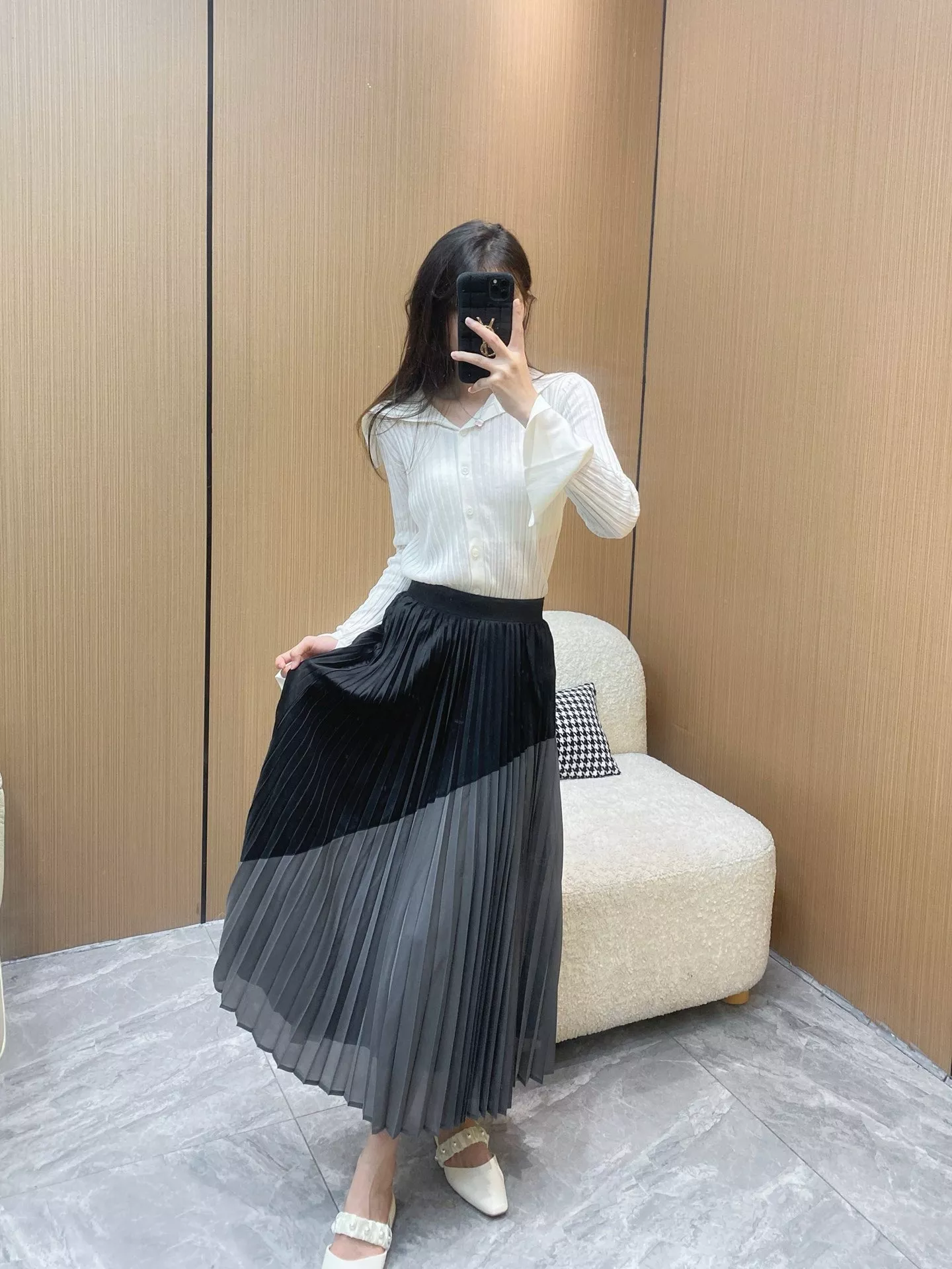 이세이미야케 플리츠 A라인 롱 스커트 상세 이미지 33
