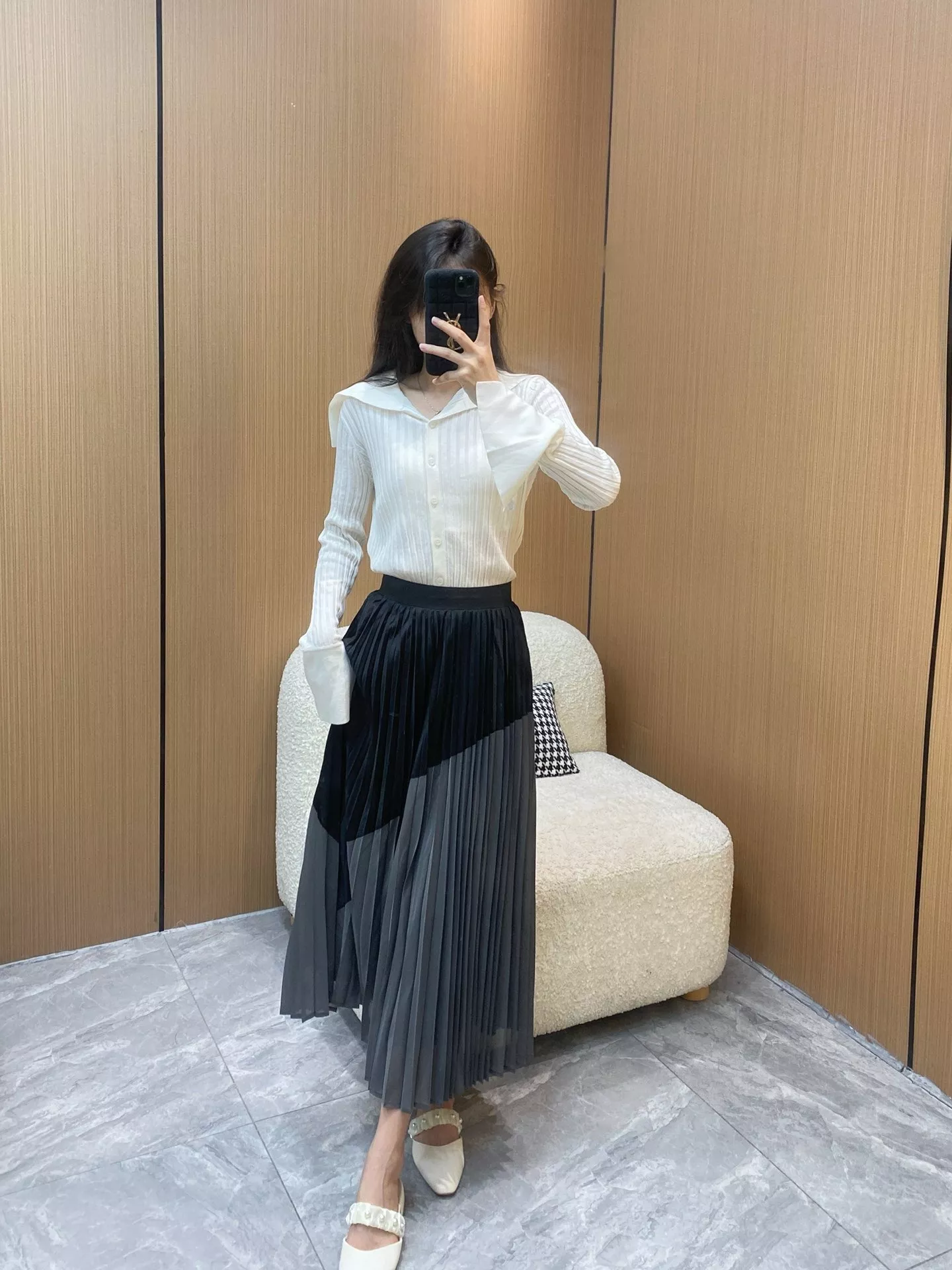 이세이미야케 플리츠 A라인 롱 스커트 상세 이미지 34