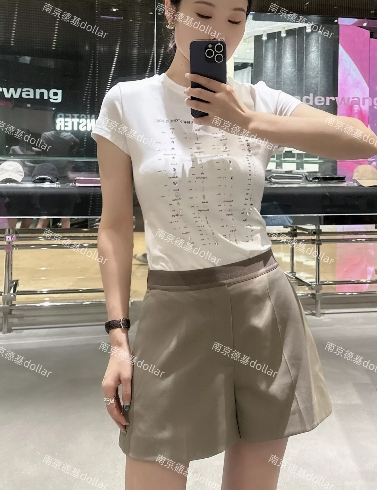 알렉산더왕 핫픽스 그래픽 코튼 반소매 티셔츠 상세 이미지 13