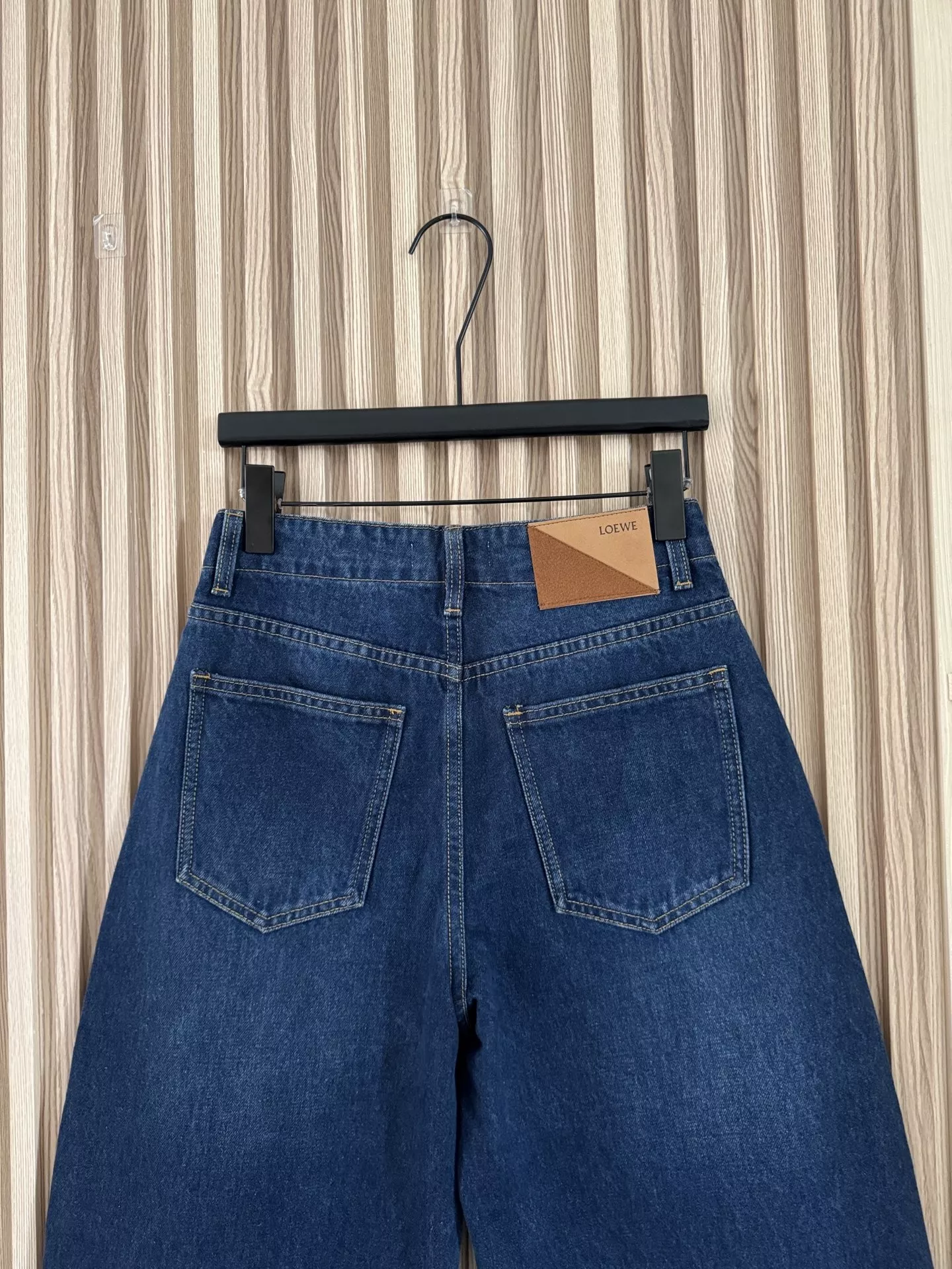 로에베 워시드 패치워크 커브드 와이드 데님 팬츠 상세 이미지 8