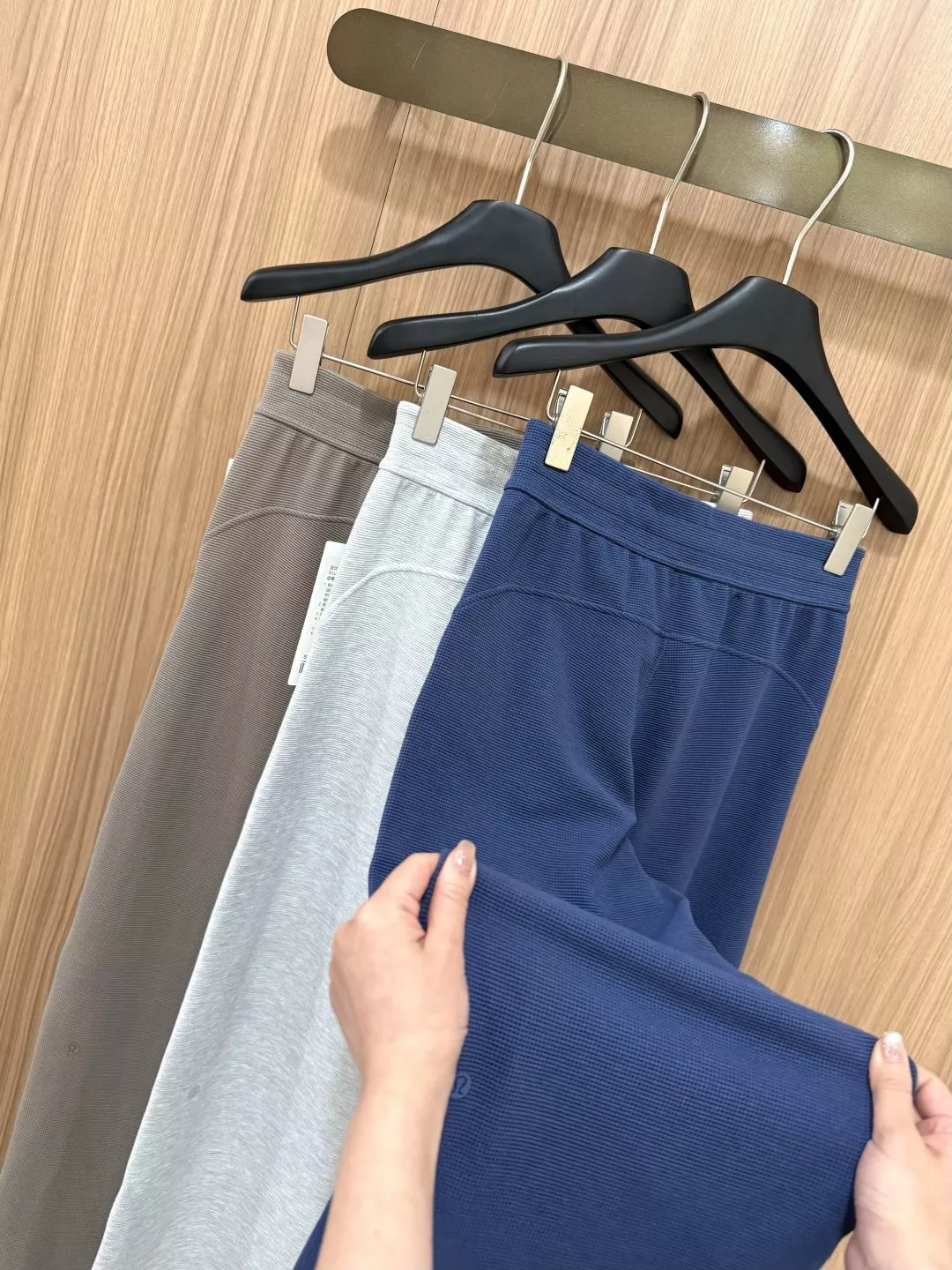 룰루레몬 와플 텍스처 와이드 레그 팬츠 상세 이미지 3