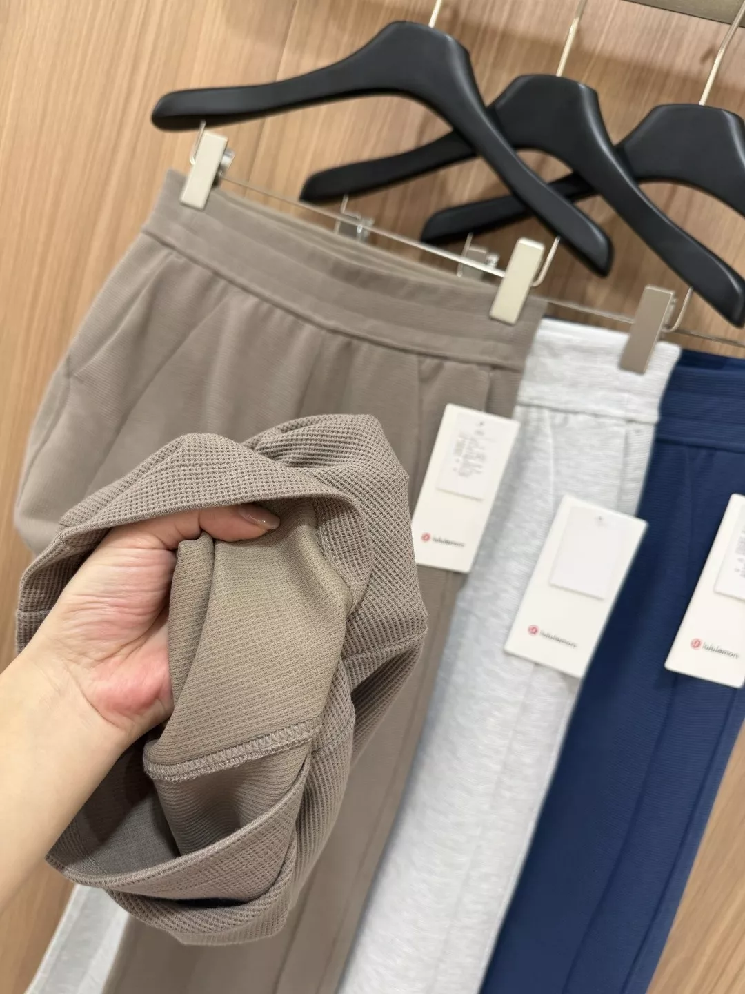 룰루레몬 와플 텍스처 와이드 레그 팬츠 상세 이미지 7