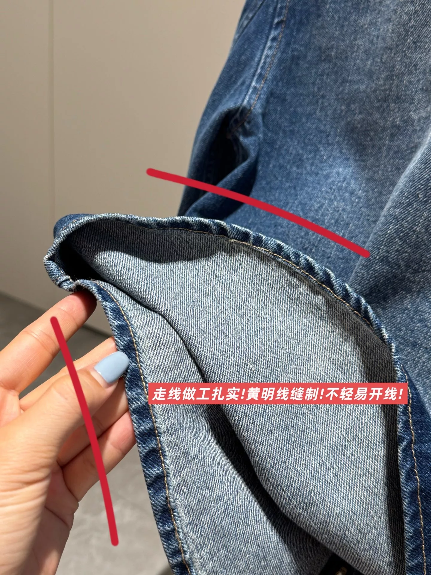 입생로랑 골드 로고 자수 크롭 데님 셔츠 상세 이미지 51