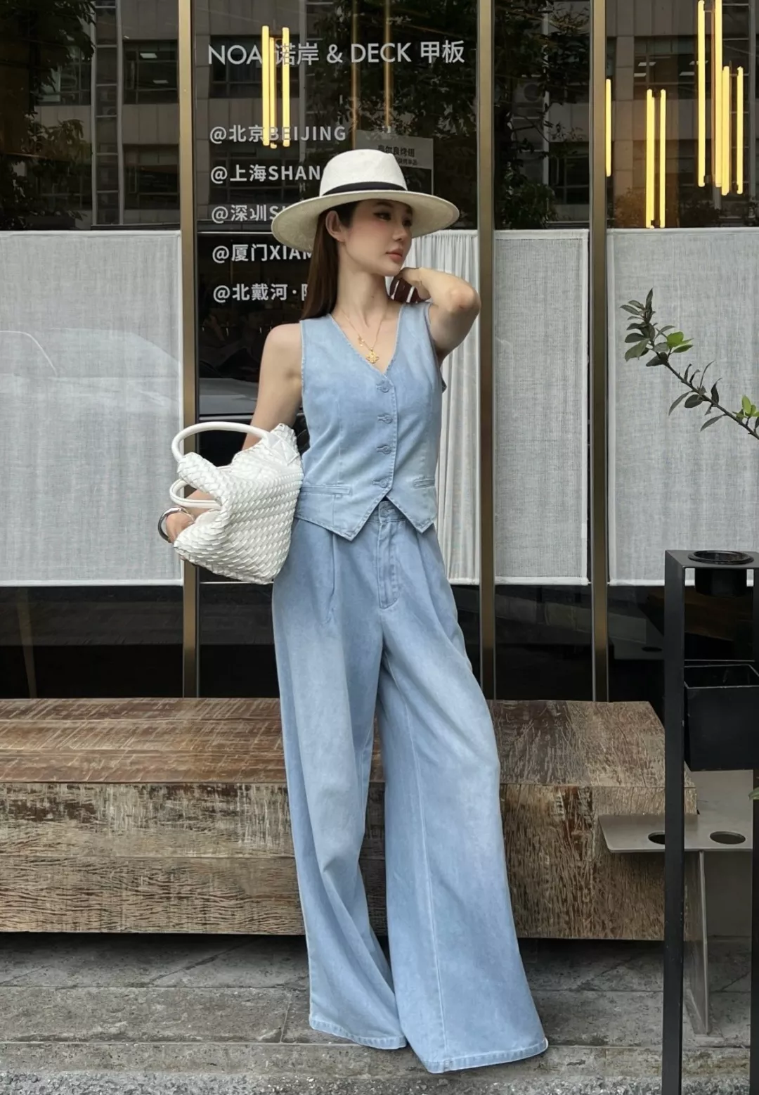 랄프로렌 텐셀 워싱 와이드 데님 팬츠 상세 이미지 18
