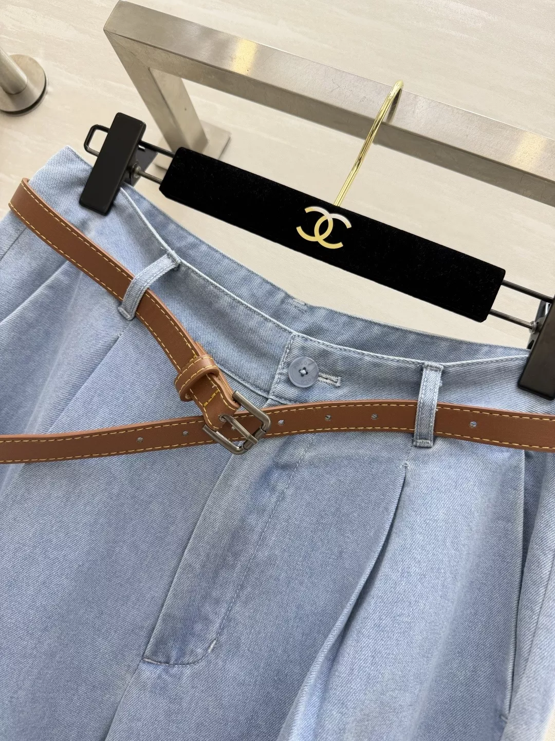랄프로렌 텐셀 워싱 와이드 데님 팬츠 상세 이미지 7