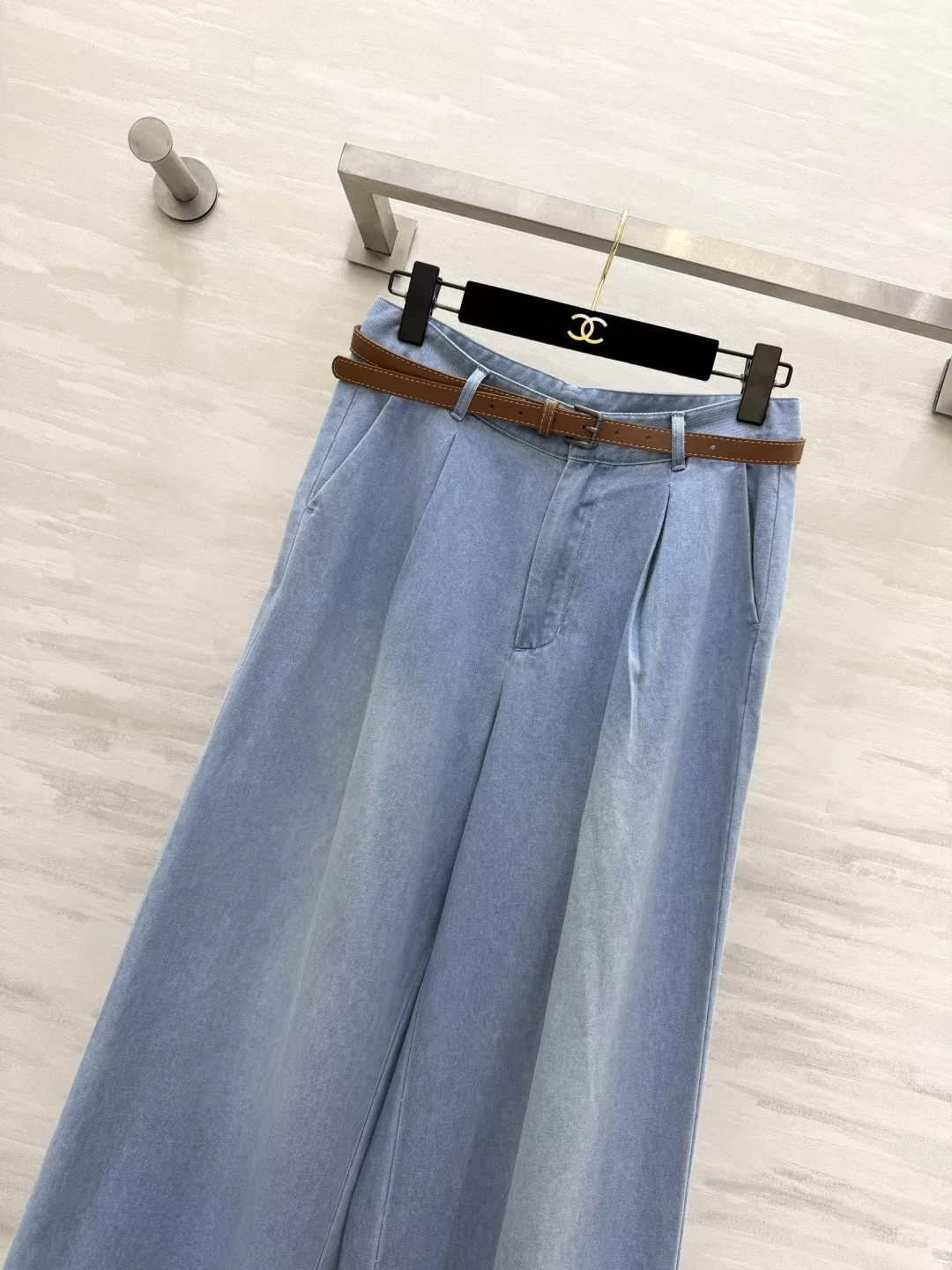 랄프로렌 텐셀 워싱 와이드 데님 팬츠 상세 이미지 6
