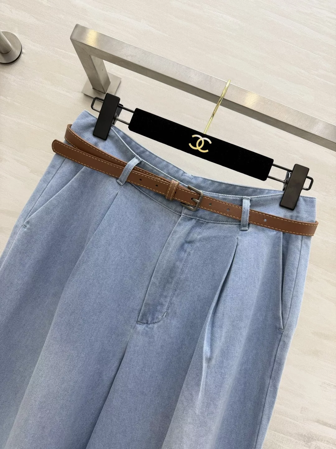 랄프로렌 텐셀 워싱 와이드 데님 팬츠 상세 이미지 2