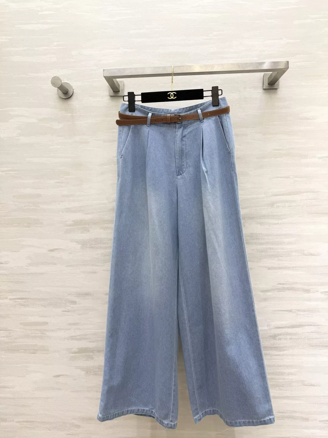 랄프로렌 텐셀 워싱 와이드 데님 팬츠 상세 이미지 1