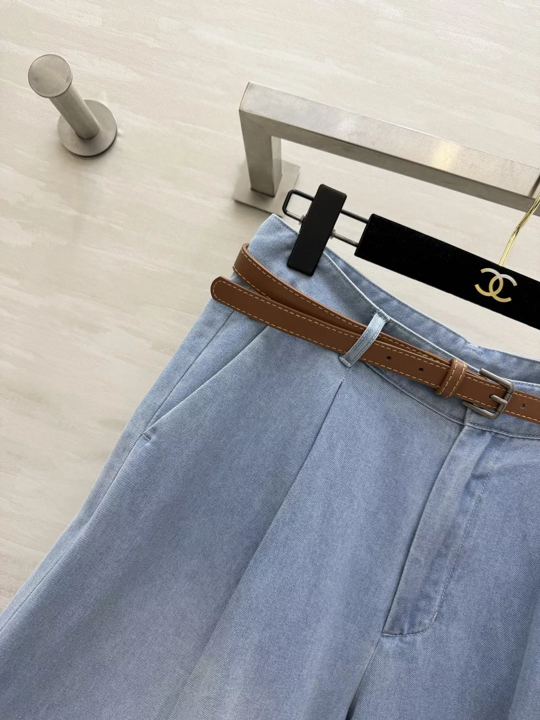 랄프로렌 텐셀 워싱 와이드 데님 팬츠 상세 이미지 3